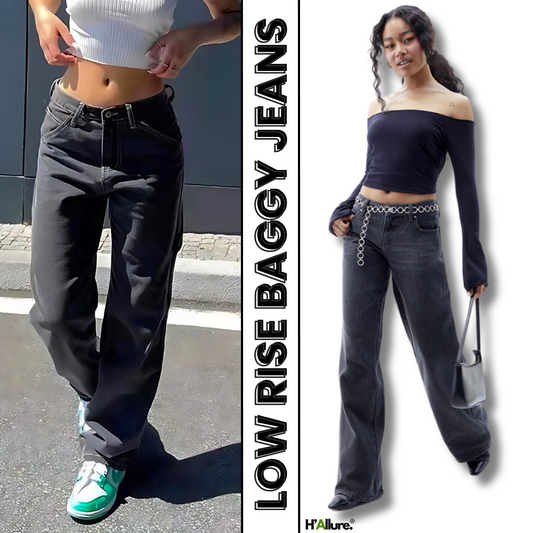 Low Rise Baggy Jeans