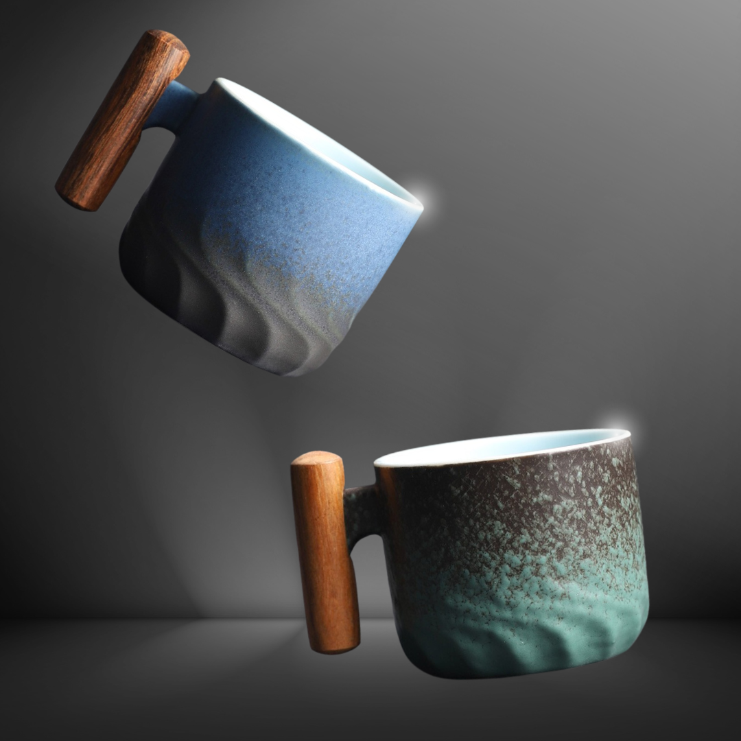 Artisan Earthware Cup Set