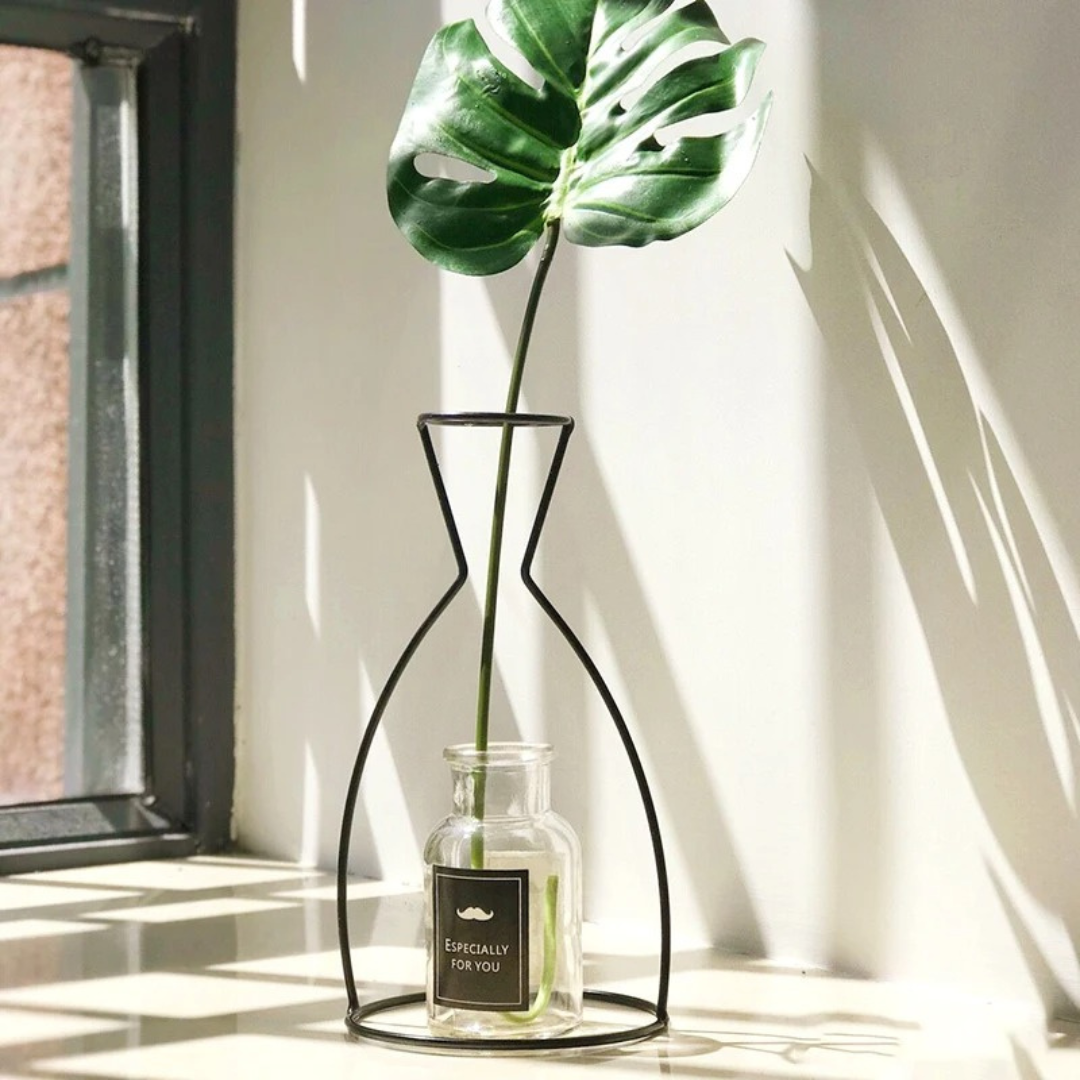 Iron Line Vase